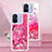 Silicone Candy Rubber TPU Bling-Bling Soft Case Cover S01 for Xiaomi Redmi 11A 4G Hot Pink