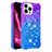 Silicone Candy Rubber TPU Bling-Bling Soft Case Cover S02 for Apple iPhone 14 Pro Max Purple