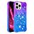 Silicone Candy Rubber TPU Bling-Bling Soft Case Cover S02 for Apple iPhone 15 Pro Purple