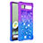 Silicone Candy Rubber TPU Bling-Bling Soft Case Cover S02 for Google Pixel 7a 5G Purple