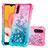 Silicone Candy Rubber TPU Bling-Bling Soft Case Cover S02 for Samsung Galaxy A01 SM-A015 Pink