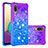 Silicone Candy Rubber TPU Bling-Bling Soft Case Cover S02 for Samsung Galaxy A02 Purple