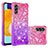 Silicone Candy Rubber TPU Bling-Bling Soft Case Cover S02 for Samsung Galaxy A13 5G Hot Pink