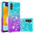 Silicone Candy Rubber TPU Bling-Bling Soft Case Cover S02 for Samsung Galaxy A13 5G Sky Blue