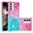 Silicone Candy Rubber TPU Bling-Bling Soft Case Cover S02 for Samsung Galaxy A15 4G Pink