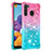 Silicone Candy Rubber TPU Bling-Bling Soft Case Cover S02 for Samsung Galaxy A21