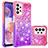 Silicone Candy Rubber TPU Bling-Bling Soft Case Cover S02 for Samsung Galaxy A23 4G Hot Pink