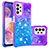 Silicone Candy Rubber TPU Bling-Bling Soft Case Cover S02 for Samsung Galaxy A23 4G Purple