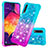 Silicone Candy Rubber TPU Bling-Bling Soft Case Cover S02 for Samsung Galaxy A30S Sky Blue