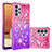 Silicone Candy Rubber TPU Bling-Bling Soft Case Cover S02 for Samsung Galaxy A32 4G Hot Pink