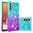 Silicone Candy Rubber TPU Bling-Bling Soft Case Cover S02 for Samsung Galaxy A32 4G Sky Blue