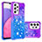 Silicone Candy Rubber TPU Bling-Bling Soft Case Cover S02 for Samsung Galaxy A33 5G Purple