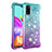 Silicone Candy Rubber TPU Bling-Bling Soft Case Cover S02 for Samsung Galaxy A41 Sky Blue