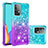 Silicone Candy Rubber TPU Bling-Bling Soft Case Cover S02 for Samsung Galaxy A52 4G Sky Blue