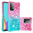 Silicone Candy Rubber TPU Bling-Bling Soft Case Cover S02 for Samsung Galaxy A52 5G Pink