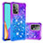 Silicone Candy Rubber TPU Bling-Bling Soft Case Cover S02 for Samsung Galaxy A52 5G Purple