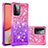 Silicone Candy Rubber TPU Bling-Bling Soft Case Cover S02 for Samsung Galaxy A72 4G Hot Pink