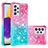 Silicone Candy Rubber TPU Bling-Bling Soft Case Cover S02 for Samsung Galaxy A73 5G Pink