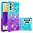 Silicone Candy Rubber TPU Bling-Bling Soft Case Cover S02 for Samsung Galaxy A73 5G Sky Blue