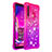 Silicone Candy Rubber TPU Bling-Bling Soft Case Cover S02 for Samsung Galaxy A9s Hot Pink