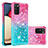 Silicone Candy Rubber TPU Bling-Bling Soft Case Cover S02 for Samsung Galaxy F02S SM-E025F Pink