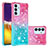 Silicone Candy Rubber TPU Bling-Bling Soft Case Cover S02 for Samsung Galaxy F34 5G Pink