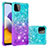 Silicone Candy Rubber TPU Bling-Bling Soft Case Cover S02 for Samsung Galaxy F42 5G Sky Blue