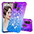 Silicone Candy Rubber TPU Bling-Bling Soft Case Cover S02 for Samsung Galaxy M30s Purple