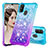 Silicone Candy Rubber TPU Bling-Bling Soft Case Cover S02 for Samsung Galaxy M30s Sky Blue