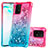 Silicone Candy Rubber TPU Bling-Bling Soft Case Cover S02 for Samsung Galaxy M80S Pink