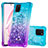 Silicone Candy Rubber TPU Bling-Bling Soft Case Cover S02 for Samsung Galaxy Note 10 Lite Sky Blue