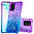 Silicone Candy Rubber TPU Bling-Bling Soft Case Cover S02 for Samsung Galaxy S10 Lite Purple