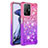 Silicone Candy Rubber TPU Bling-Bling Soft Case Cover S02 for Xiaomi Mi 11T 5G Hot Pink