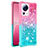 Silicone Candy Rubber TPU Bling-Bling Soft Case Cover S02 for Xiaomi Mi 12 Lite NE 5G Pink