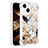 Silicone Candy Rubber TPU Bling-Bling Soft Case Cover S03 for Apple iPhone 13 Gold