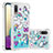 Silicone Candy Rubber TPU Bling-Bling Soft Case Cover S03 for Samsung Galaxy A02 Sky Blue