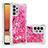 Silicone Candy Rubber TPU Bling-Bling Soft Case Cover S03 for Samsung Galaxy A32 5G Hot Pink