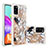 Silicone Candy Rubber TPU Bling-Bling Soft Case Cover S03 for Samsung Galaxy A41
