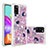 Silicone Candy Rubber TPU Bling-Bling Soft Case Cover S03 for Samsung Galaxy A41