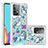 Silicone Candy Rubber TPU Bling-Bling Soft Case Cover S03 for Samsung Galaxy A52 4G Sky Blue