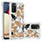 Silicone Candy Rubber TPU Bling-Bling Soft Case Cover S03 for Samsung Galaxy F02S SM-E025F