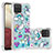 Silicone Candy Rubber TPU Bling-Bling Soft Case Cover S03 for Samsung Galaxy M12 Sky Blue