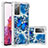 Silicone Candy Rubber TPU Bling-Bling Soft Case Cover S03 for Samsung Galaxy S20 Lite 5G Blue