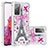 Silicone Candy Rubber TPU Bling-Bling Soft Case Cover S03 for Samsung Galaxy S20 Lite 5G Pink