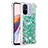 Silicone Candy Rubber TPU Bling-Bling Soft Case Cover S03 for Xiaomi Poco C55 Green