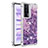 Silicone Candy Rubber TPU Bling-Bling Soft Case Cover S03 for Xiaomi Redmi K60 5G Purple