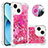 Silicone Candy Rubber TPU Bling-Bling Soft Case Cover with Finger Ring Stand S01 for Apple iPhone 14