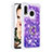 Silicone Candy Rubber TPU Bling-Bling Soft Case Cover with Finger Ring Stand S01 for Samsung Galaxy A20e