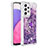 Silicone Candy Rubber TPU Bling-Bling Soft Case Cover with Finger Ring Stand S01 for Samsung Galaxy A33 5G