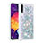 Silicone Candy Rubber TPU Bling-Bling Soft Case Cover with Finger Ring Stand S01 for Samsung Galaxy A50